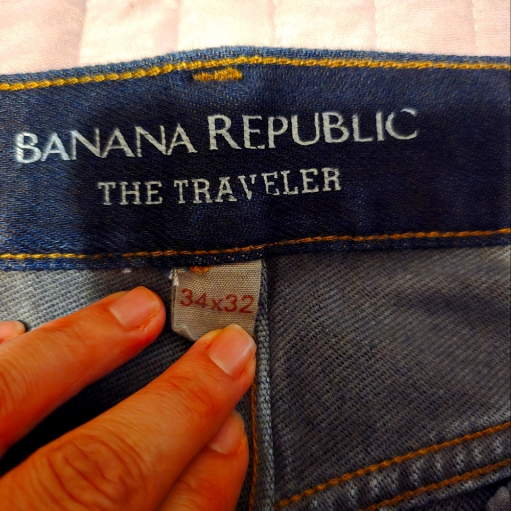 Mens‎ Dark Blue Banana Republic Slim Jeans